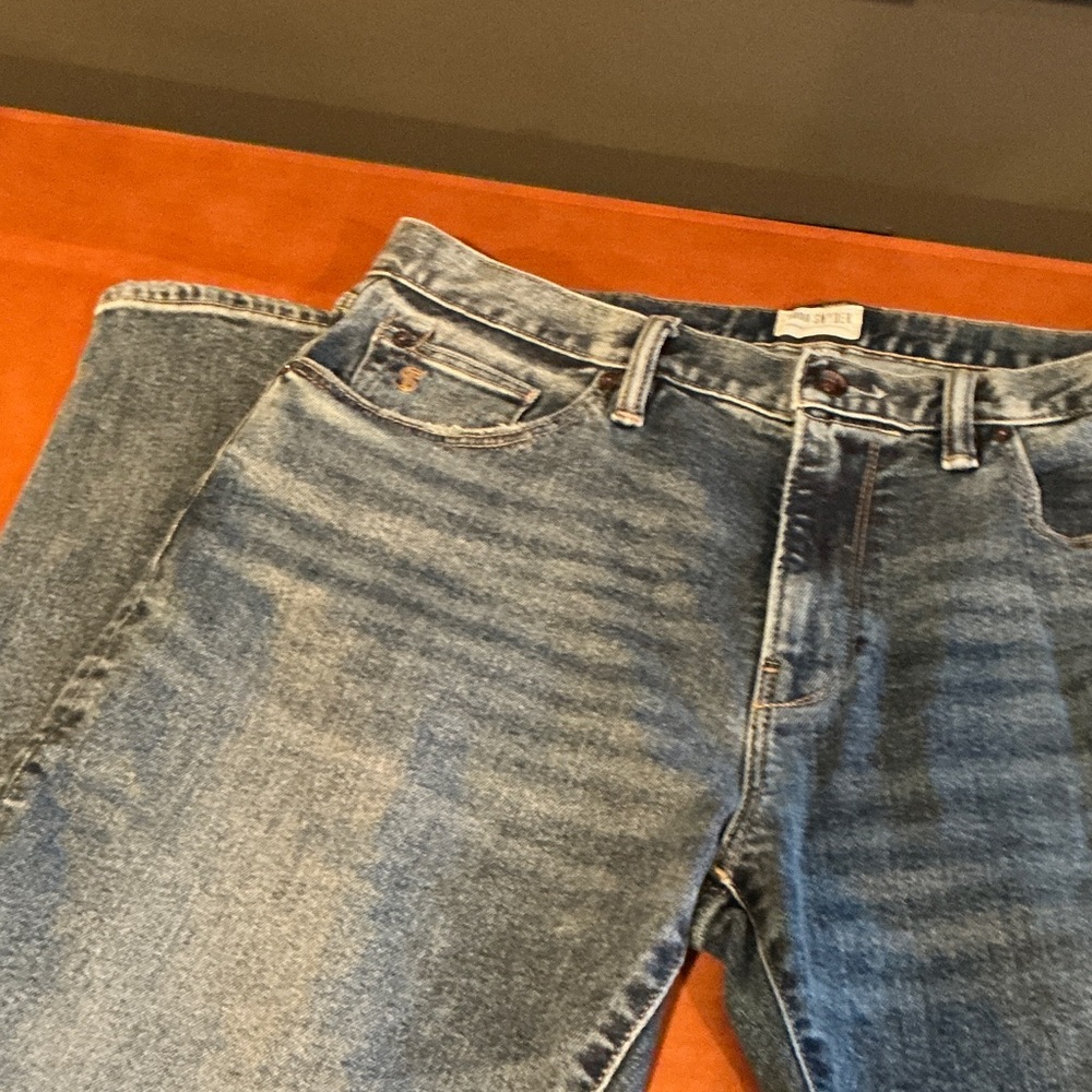 Todd Snyder Men's Straight Blue Jeans